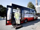 Elektrick� covid-bus bude od za��tku ��jna obj�d�t ji�n� Moravu a prov�d�t...