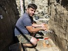 Archeologick nlezy v Lipnku nad Bevou v ulici Novosady v mstech bval...