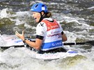 Kajakáka Amálie Hilgertová vybojovala na ME ve vodním slalomu v Praze bronz.