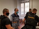 Jednadvacetilet Patrick Wchter u Krajskho soudu v Plzni. (21. 9. 2020)