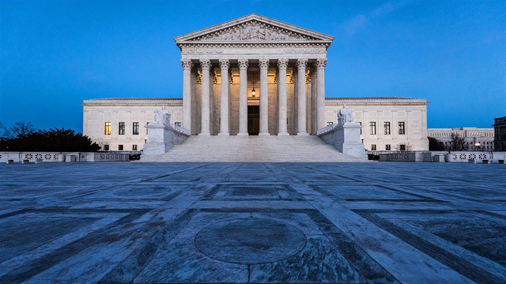 Budova Nejvyího soudu Spojených stát amerických ve Washingtonu.