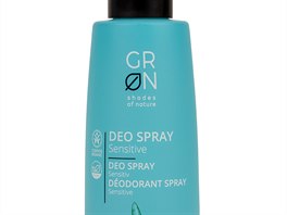 Jemný deodorant ve spreji GRoN Sensitive s dezodoraním úinkem alvje...