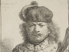 Rembrandt Harmensz. van Rijn, Autoportrét, 1634 (Z výstavy Rembrandt: Portrét...