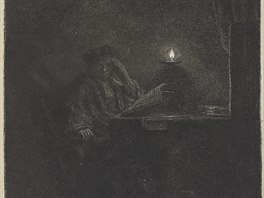 Rembrandt van Rijn, Student, kolem roku 1642 (Z výstavy Rembrandt: Portrét...