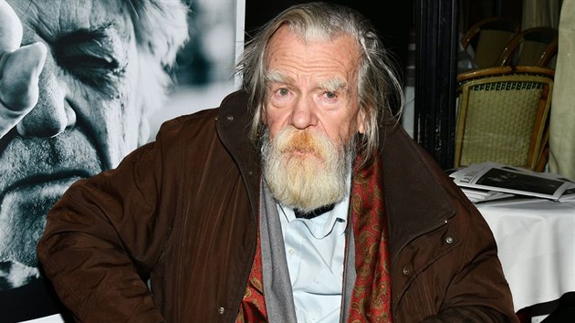 Francouzsk herec Michael Lonsdale na snmku z prosince 2019