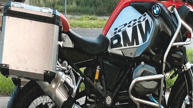 Ukradená motorka BMW R1200GS
