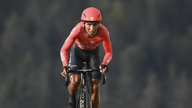 Nairo Quintana ve dvact etap Tour de France.