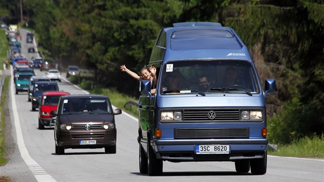 Spanil jzda voz Volkswagen Transporter v okol Lipna v roce 2019