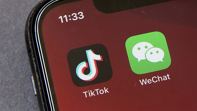 nsk aplikace TikTok a WeChat
