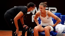 Karolína Plíková se ve finále turnaje v ím potýkala se zdravotními problémy.