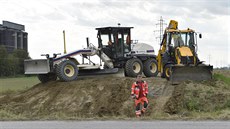 Slavnostní zahájení stavby dálnice D55 Babice - Staré Město.