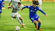 Momentka z utkání Getafe - Betis Sevilla.