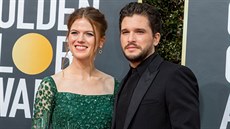 Kit Harington a jeho manelka Rose Leslie (2020)