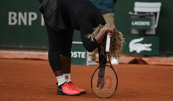 Serena Williamsová v prvním kole Roland Garros.