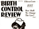 Margaret Sangerová vydávala asopis Birth Control Review v letech 1917 a 1929.