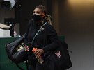 Serena Williamsová  v prvním kole Roland Garros.