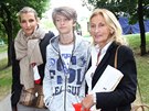 Tereza Maxová, její syn Tobias Fetterlein a modelina maminka Alena Maxová...