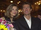 Tereza Maxová a její první manel Frederik Fetterlein (23. února 2001)