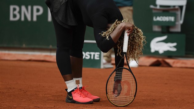 Serena Williamsov v prvnm kole Roland Garros.