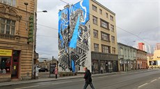 Umlec si pro svj námt vybral jeden z výkových dom v Nádraní ulici.