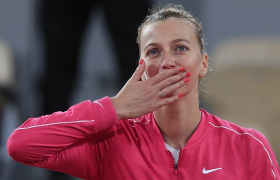 Petra Kvitová po postupu do tvrtfinále Roland Garros.