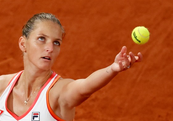 Karolína Plíšková během 2. kola Roland Garros.