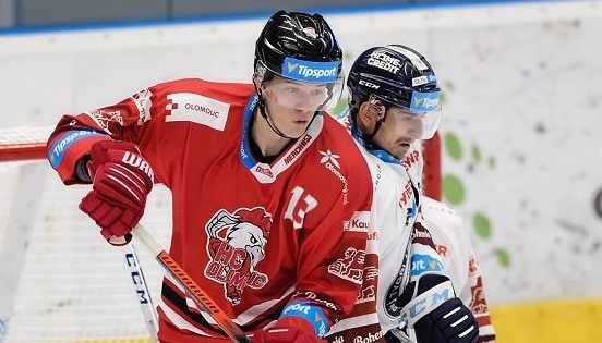 Olomoucký Gřeš po prvním extraligovém gólu: Cílem je hrát nepříjemný hokej