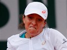 Polská tenistka Iga wiateková ve tetím kole Roland Garros.