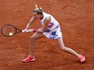 Petra Kvitová v semifinále Roland Garros.