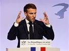 Emmanuel Macron pedstavuje svj plán boje s islamismem. (2. íjna 2020)