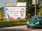 Grafik Martin Hrab�nek hodnot� billboard�SPD: JIHO�ESK� KRAJ NA 1. M�ST�. To...