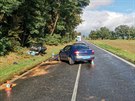 T�i auta se uplynulou sobotu srazila na silnici mezi �t�p�novicemi a T�ebon�.