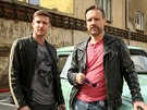 Vladimír Polívka a David Matásek v seriálu Polda (2020)