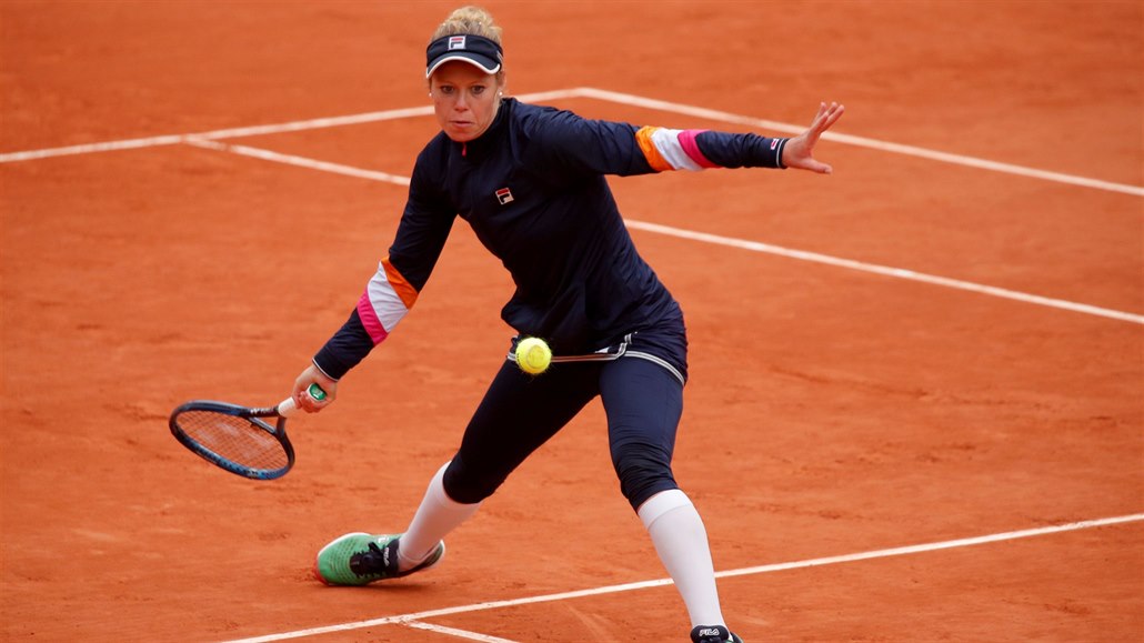 Laura Siegemundová ve tvrtém kole Roland Garros.