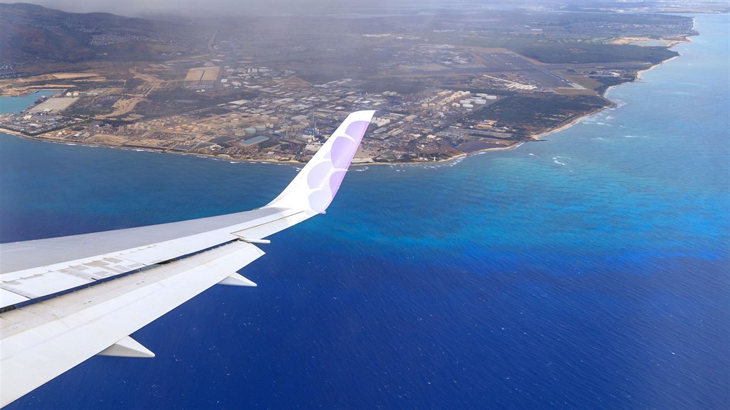 Na Havajských ostrovech je asi dvacet civilních letišť a mnoho dalších...