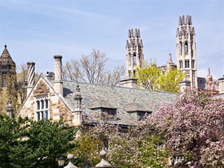 Kampus presti�n� soukrom� Yaleovy univerzity v New Havenu v americk�m st�t�...