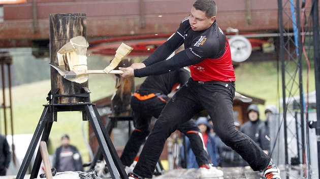 Nov� M�sto na Morav�, 26.9.2020, Stihl Timbersports, d�evorubeck� sout�, Mistrovstv� �esk� republiky, Foto: MAFRA - Tom� Bla�ek, Tomas Blazek Maty� Kl�ma