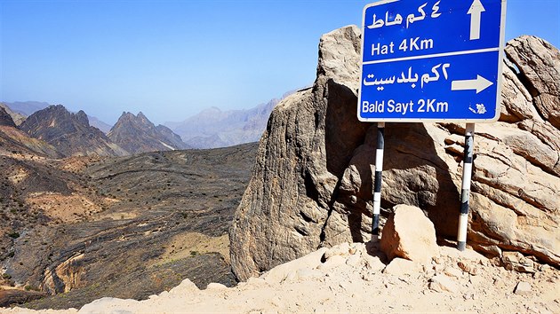 Wadi Bani Awf je jedna z nejkrsnjch offroadovch cest v Omnu.