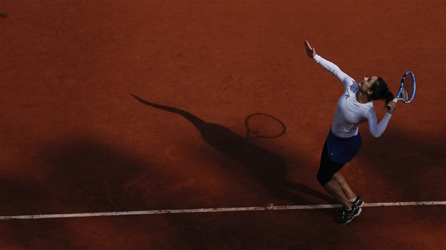 Martina Trevisanov na Roland Garros.