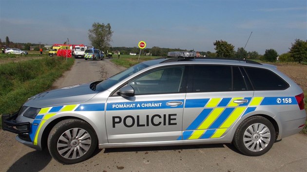 Smrteln nehoda u elkovic. Motork nepeil stet s nkladnm autem. (2.10.2020)