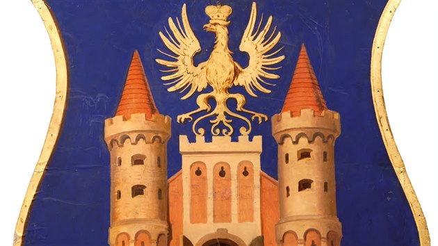 Rudolf Templer mimo jiné namaloval i kolekci městských znaků včetně těšínského.