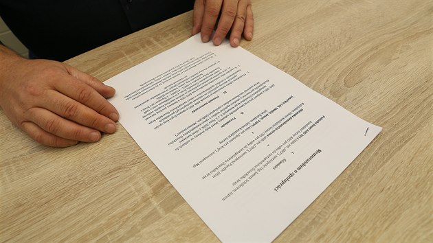 Podepsané memorandum o spolupráci mezi politickými hnutími ANO, ODS, a Spojenci pro kraj (7. 10. 2020)
