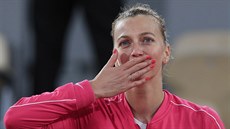 Petra Kvitová po postupu do čtvrtfinále Roland Garros.