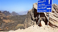 Wadi Bani Awf je jedna z nejkrásnějších offroadových cest v Ománu.