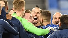 Slovenská radost z postupu pes Irsko v play off Ligy národ-