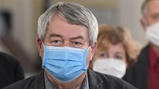 P�edseda KS�M Vojt�ch Filip na tiskové konferenci 6. �íjna 2020, �e on i...