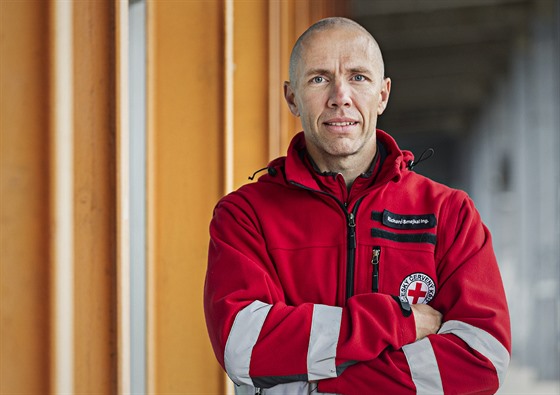 Šéf krizového týmu Českého Červeného kříže Richard Smejkal (15. října 2020)