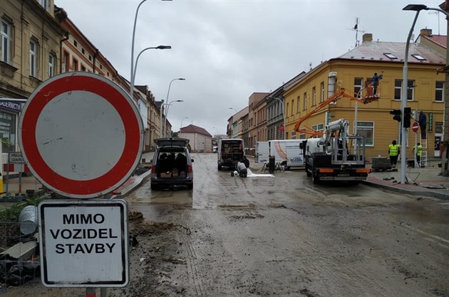 Dalí etapa rekonstrukce Budjovické ulice bude brzy hotová.