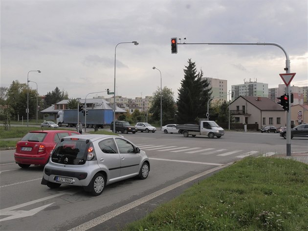 Nejvíc problém bývá ve pice na kiovatce u obchodního centra Convent....