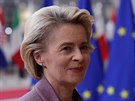 éfka Evropské komise Ursula von der Leyenová na summitu v Bruselu. (15. íjna...